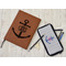 Monogram Anchor Leather Sketchbook - Small - Double Sided - In Context