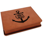Monogram Anchor Leatherette 4-Piece Wine Tool Set (Personalized)