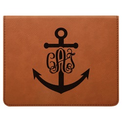 Monogram Anchor Leatherette 4-Piece Wine Tool Set (Personalized)