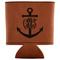 Monogram Anchor Leatherette Can Sleeve - Flat