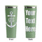 Monogram Anchor Light Green RTIC Everyday Tumbler - 28 oz. - Front and Back