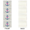 Monogram Anchor Linen Placemat - APPROVAL Set of 4 (single sided)