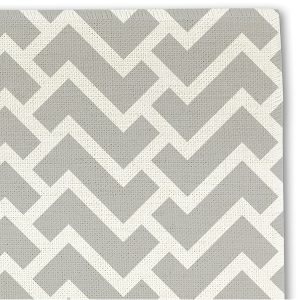 Monogram Anchor Linen Placemat - DETAIL