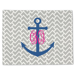 Monogram Anchor Single-Sided Linen Placemat - Single