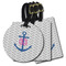 Monogram Anchor Luggage Tags - 3 Shapes Availabel