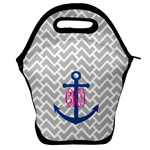 Monogram Anchor Lunch Bag