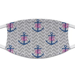 Monogram Anchor Cloth Face Mask (T-Shirt Fabric) (Personalized)