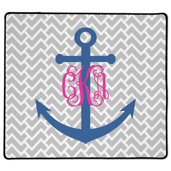 Custom Monogram Anchor XL Gaming Mouse Pad - 18" x 16"