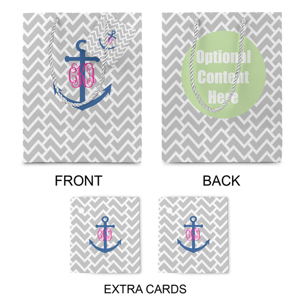 Monogram Anchor Medium Gift Bag - Approval