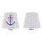 Monogram Anchor Poly Film Empire Lampshade - Approval