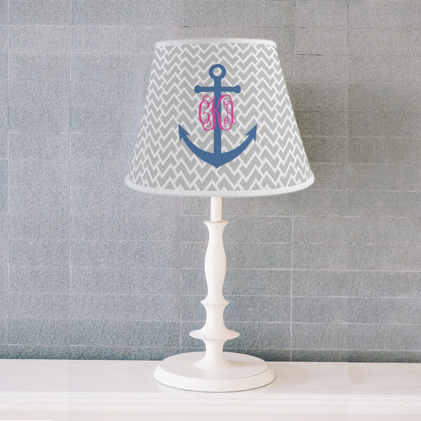 Monogram Anchor Poly Film Empire Lampshade - Lifestyle
