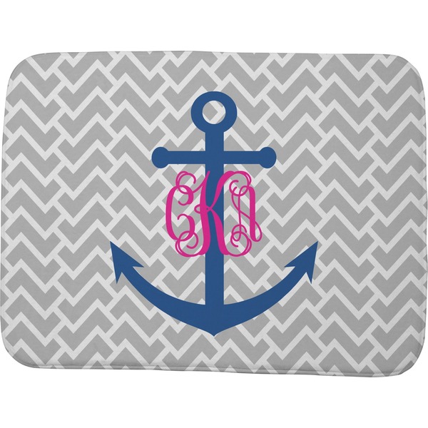 Monogram Anchor Memory Foam Bath Mat 48 X 36