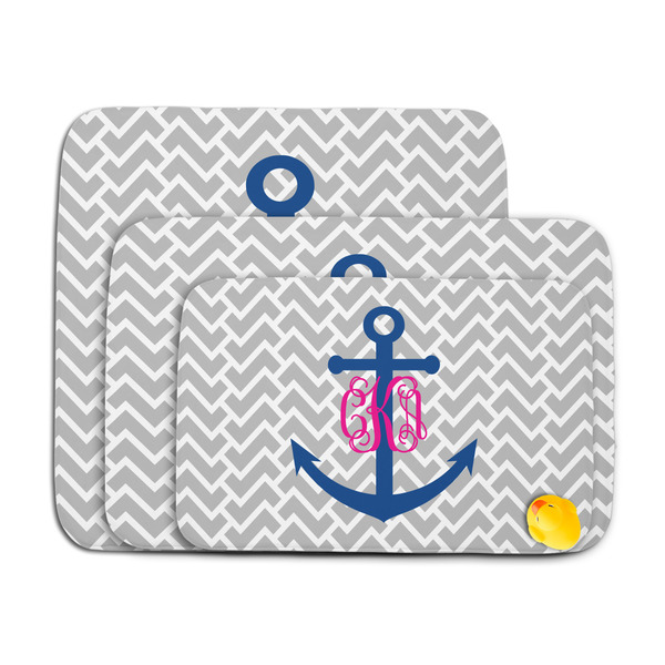 Monogram Anchor Memory Foam Bath Mat - MAIN PARENT