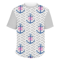 Monogram Anchor Men's Crew T-Shirt (Personalized)
