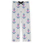 Monogram Anchor Mens Pajama Pants - 2XL (Personalized)