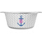 Monogram Anchor Stainless Steel Dog Bowl (Personalized)