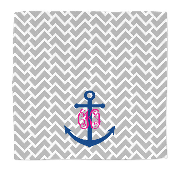 Custom Monogram Anchor Microfiber Dish Rag