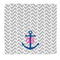Monogram Anchor Microfiber Dish Rag