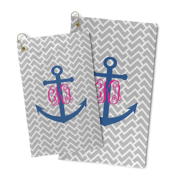 Monogram Anchor Microfiber Golf Towel - PARENT/MAIN