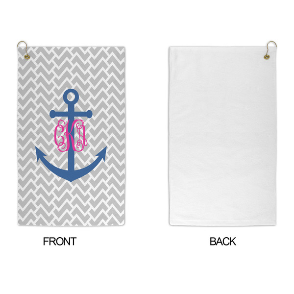 Monogram Anchor Microfiber Golf Towels - APPROVAL