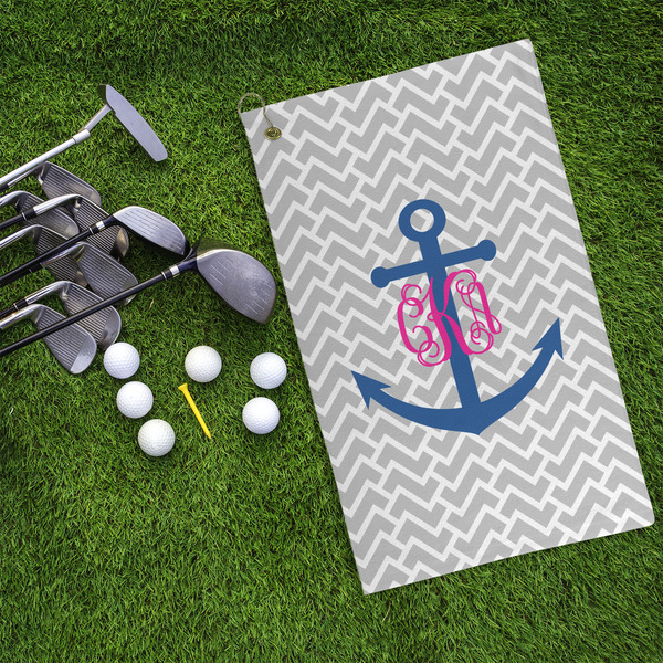 Monogram Anchor Microfiber Golf Towels - LIFESTYLE