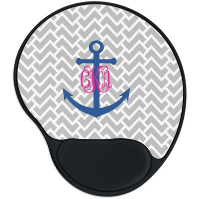 Monogram Anchor Mouse Pad with Wrist Support