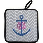 Monogram Anchor Pot Holder