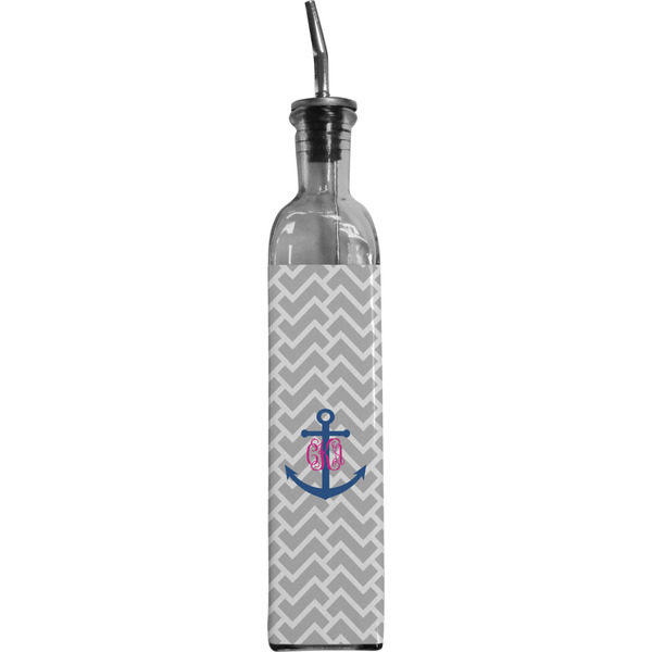 Custom Monogram Anchor Oil Dispenser Bottle