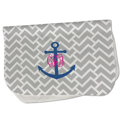 Monogram Anchor Burp Cloth - Fleece