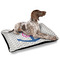 Monogram Anchor Outdoor Dog Beds - Large - IN CONTEXT