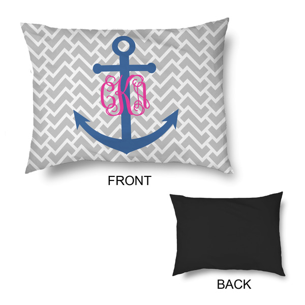 Monogram Anchor Outdoor Dog Beds - Medium - APPROVAL