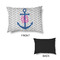 Monogram Anchor Outdoor Dog Beds - Small - APPROVAL