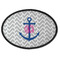 Monogram Anchor Oval Patch