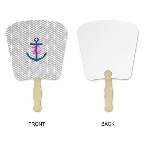 Monogram Anchor Paper Fans - Approval