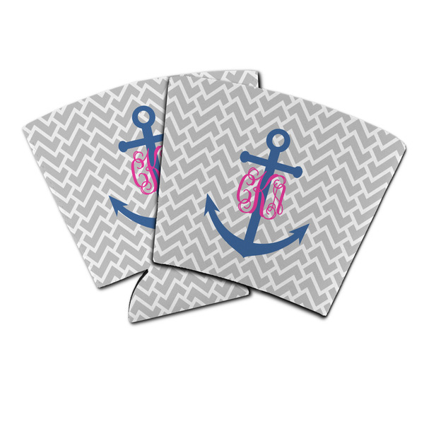Custom Monogram Anchor Party Cup Sleeve