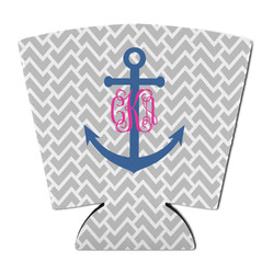 Monogram Anchor Party Cup Sleeve - with Bottom