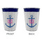 Monogram Anchor Party Cup Sleeves - without bottom - Approval