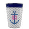 Monogram Anchor Party Cup Sleeves - without bottom - FRONT (on cup)