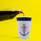 Monogram Anchor Party Cup Sleeves - without bottom - Lifestyle