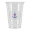 Monogram Anchor Party Cups - 16oz - Front/Main