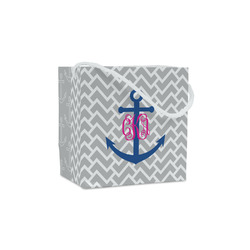 Monogram Anchor Party Favor Gift Bags - Gloss