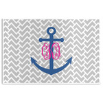 Monogram Anchor Disposable Paper Placemats