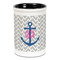 Monogram Anchor Ceramic Pencil Holders - Black