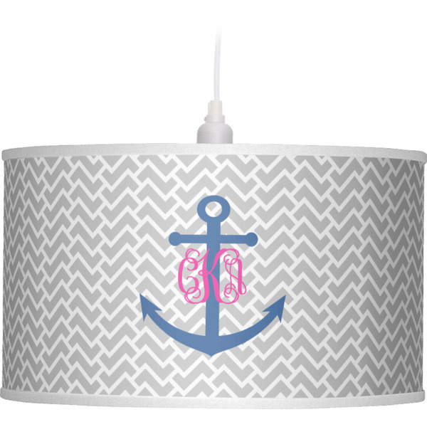 Monogram Anchor Pendant Lamp Shade
