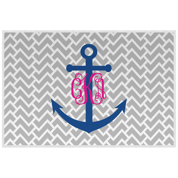 Custom Monogram Anchor Laminated Placemat