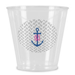 Monogram Anchor Plastic Shot Glass