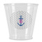 Monogram Anchor Plastic Shot Glass