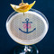 Monogram Anchor Printed Drink Topper - Large - In Context