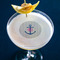 Monogram Anchor Printed Drink Topper - Small - In Context