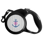 Monogram Anchor Retractable Dog Leash (Personalized)